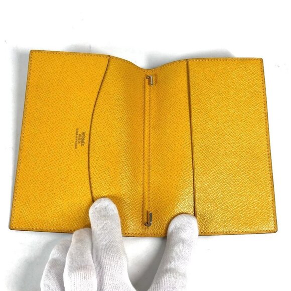 HERMES AgendaPM System notebook stationery Notebook cover Leather yellow - Picture 10 of 10